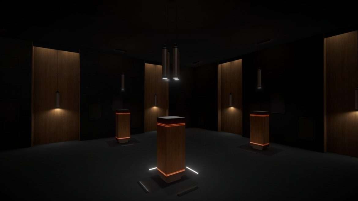 product showroom 3d model