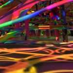 psychedelic dance club for vr chat 3d model