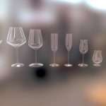 Pure glasses (Martini, wine, rum, Champagne)