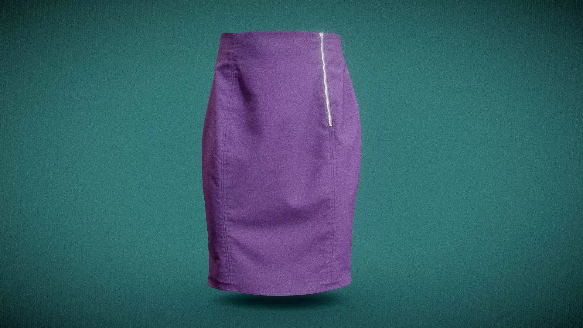 Purple Pencil Skirt