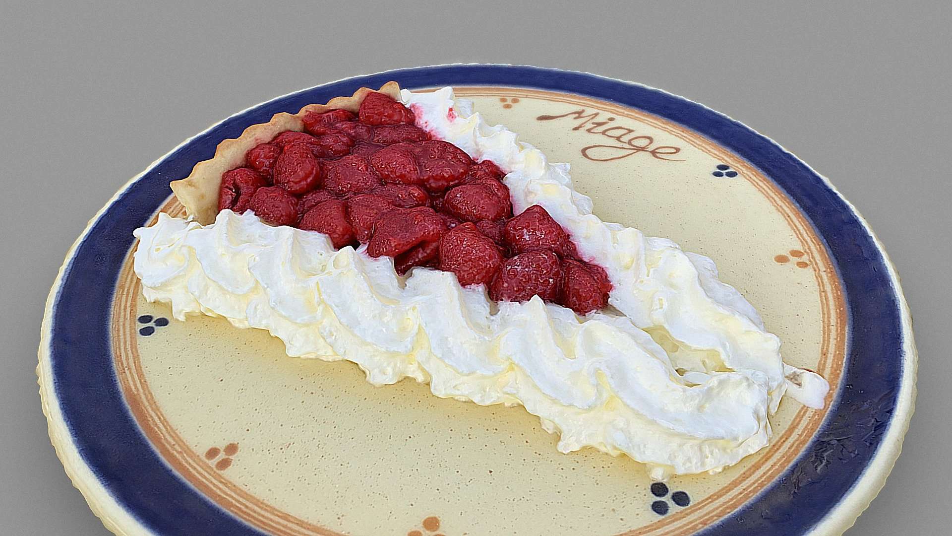 Raspberry pie from Refuge de Miage