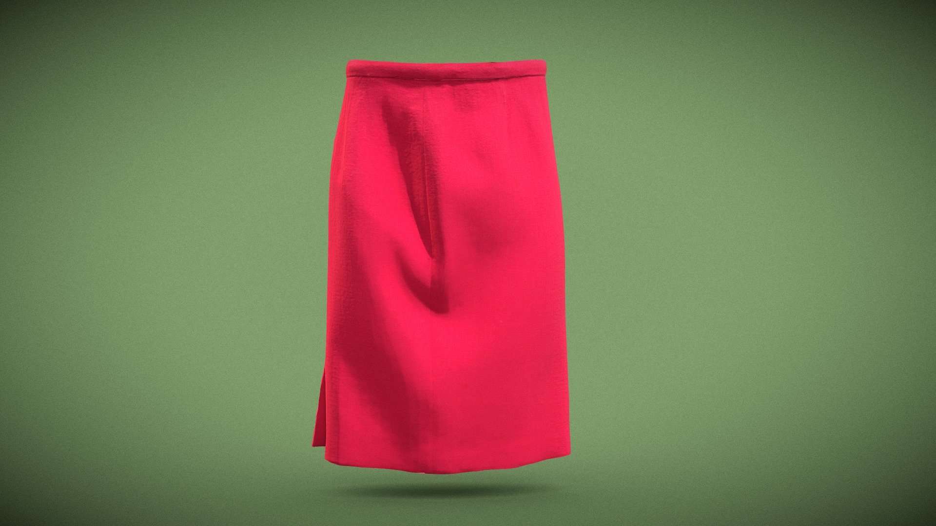 Red Pencil Skirt