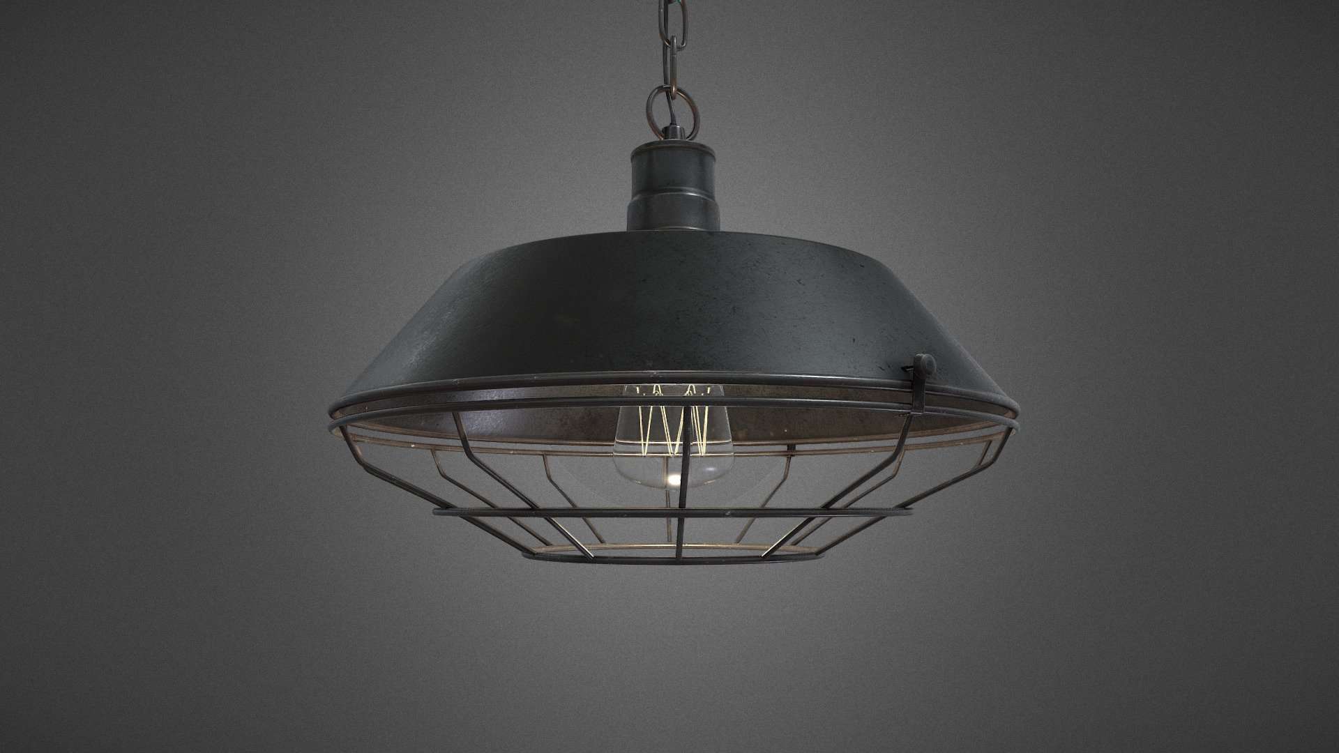 Retro ceiling light