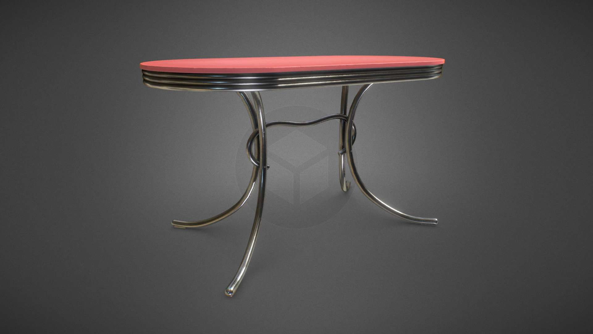 Retro Oval Table