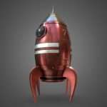 Retro Rocket Toy