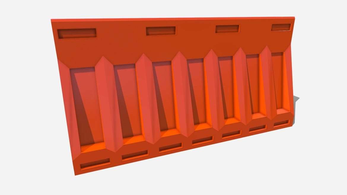 road barrier 3d model
