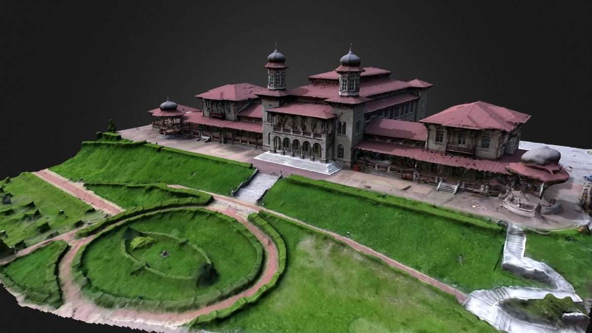 romanian casino 3d model