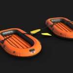 rubber boat 3d model