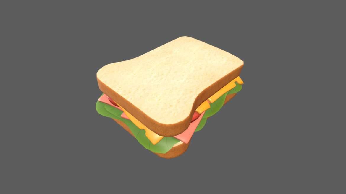 sanwich 3d model