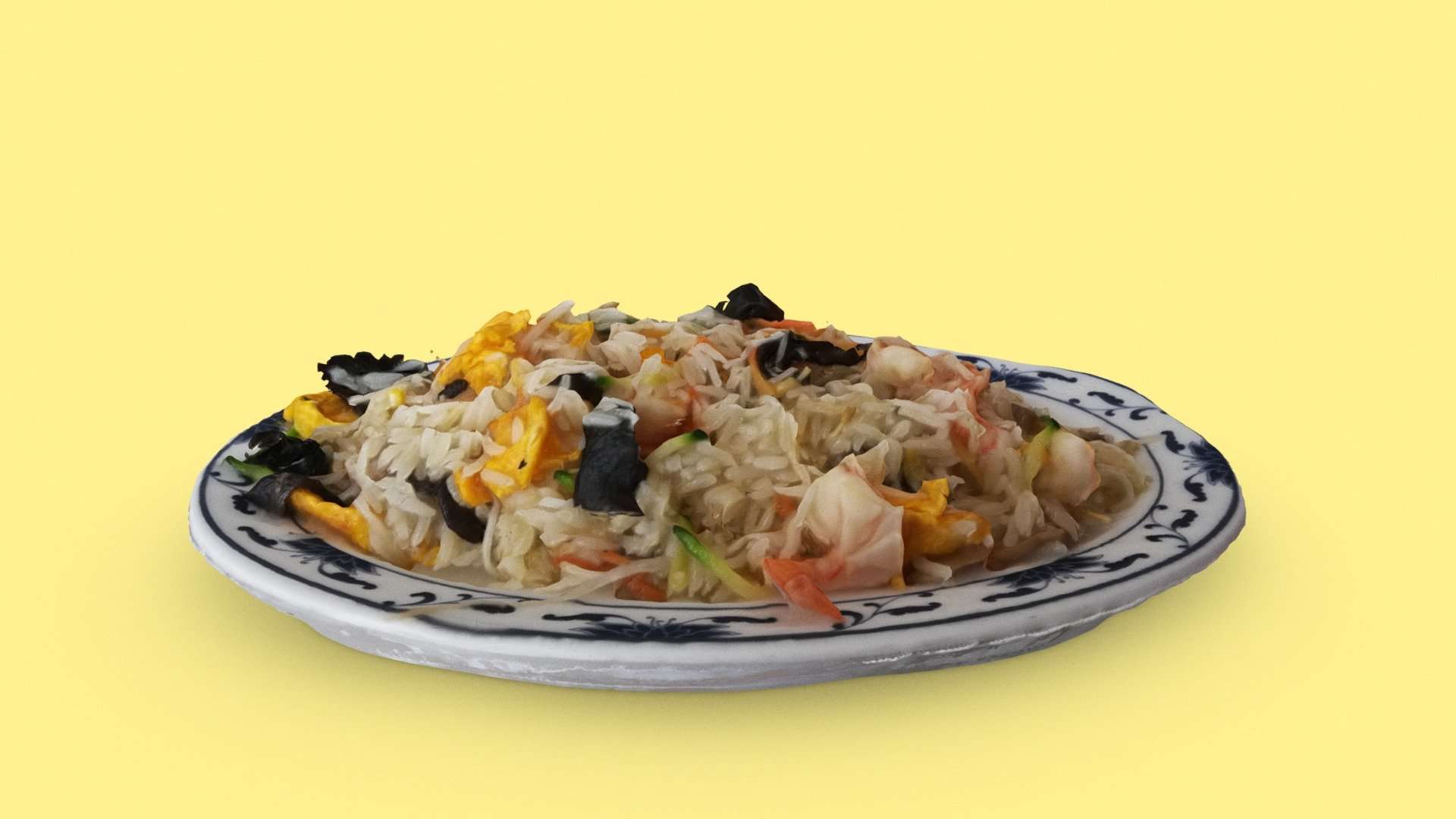 Scan of Chinese Food Rice – Food Photogrammetry