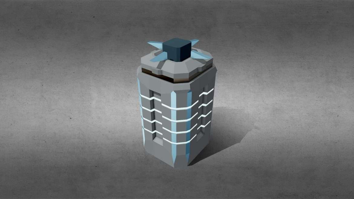 scifi building 26 3d model