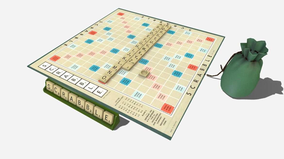 scrabble 3d model