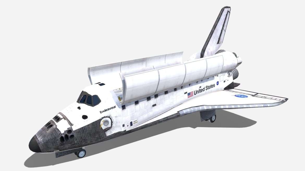 endeavour 3d model