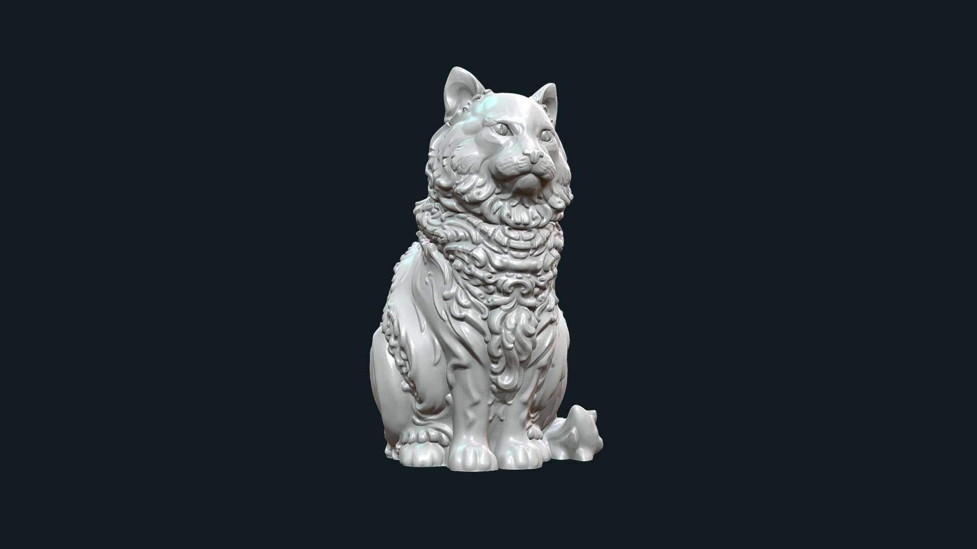 Sitting beautiful Cat