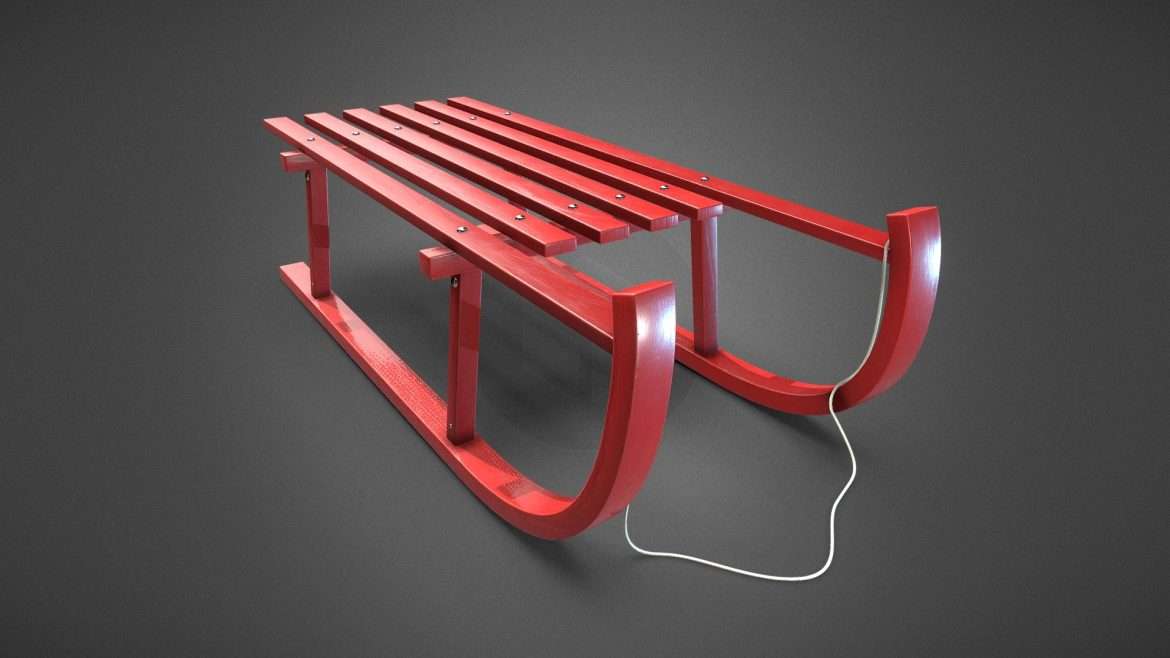 sled 3d model