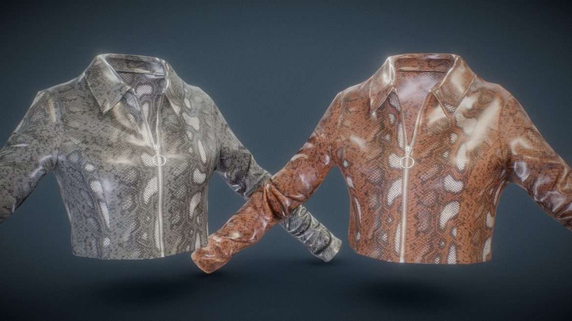snake jacket 3d model