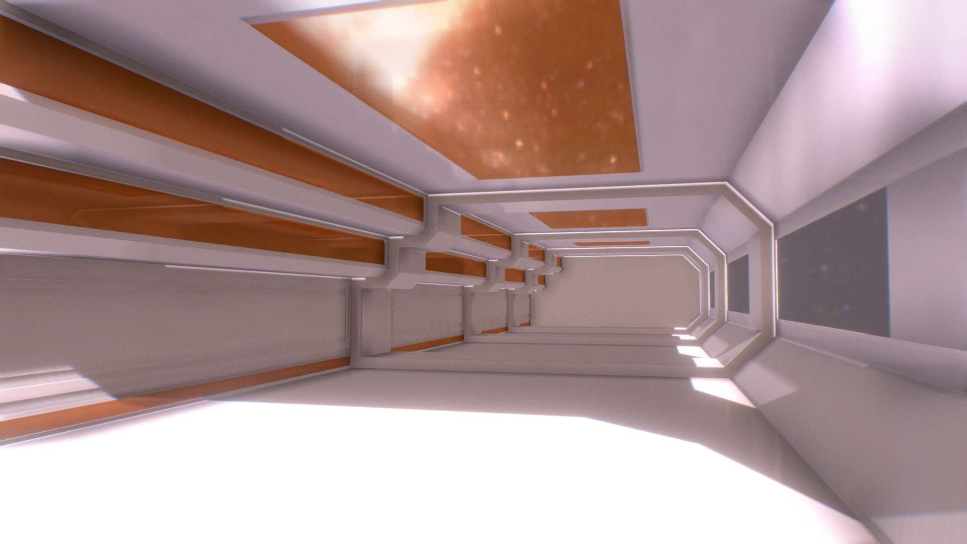 Space station / model for intro menu