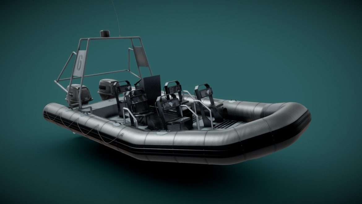speed boat 3d model