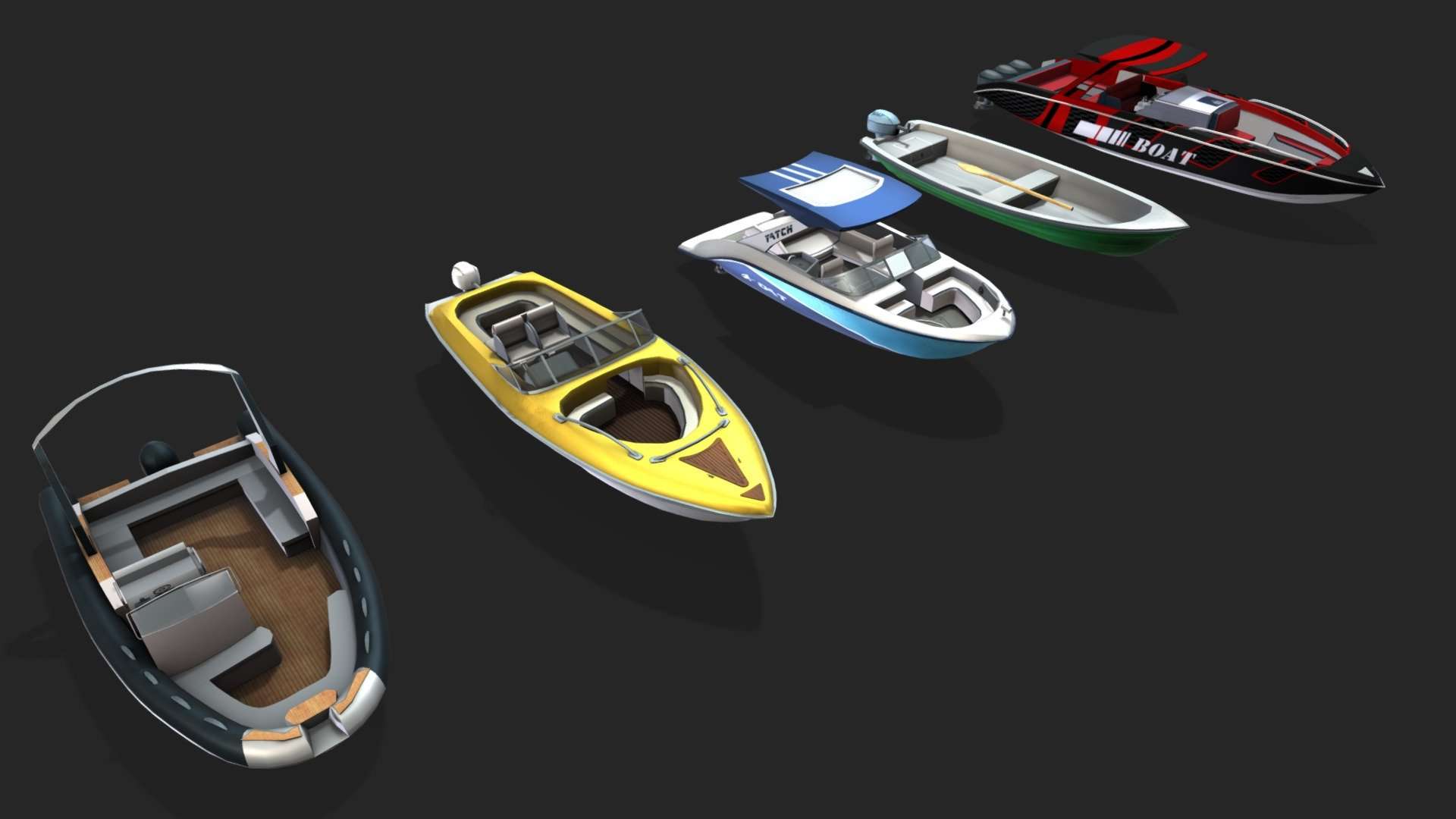 Speed Boats Pack