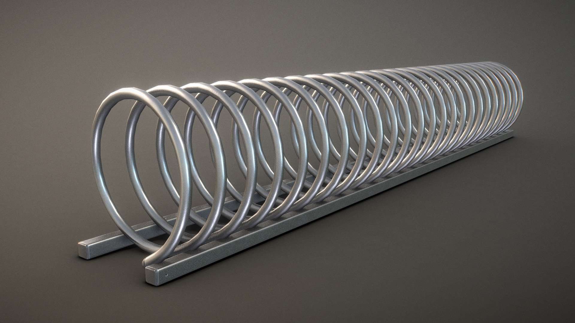Spiral Bike Stand [2] (Low-Poly Version)