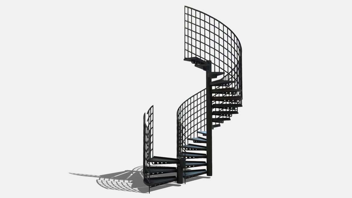 spiral staircase 3d model