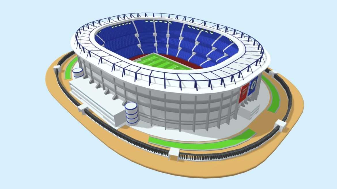 stadium 3d 3d model