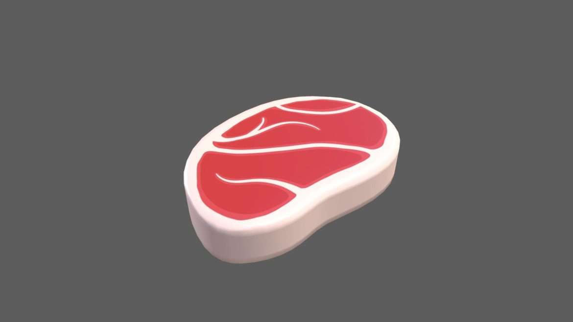 steak 3d model