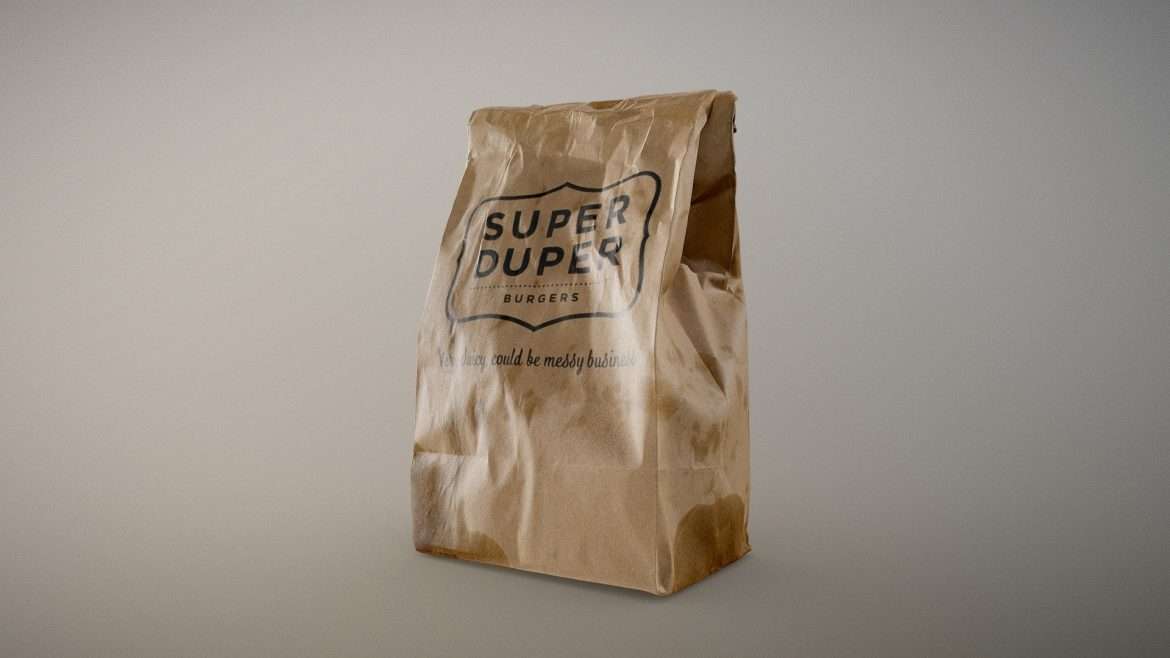 super duper bag 3d model