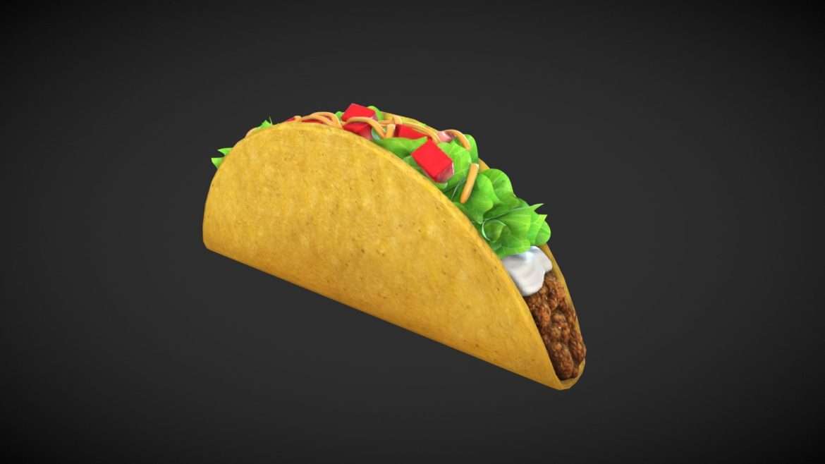 taco 3d model