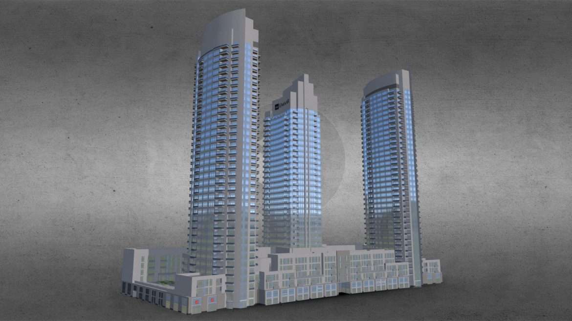 the lofts towers dubai 3d model