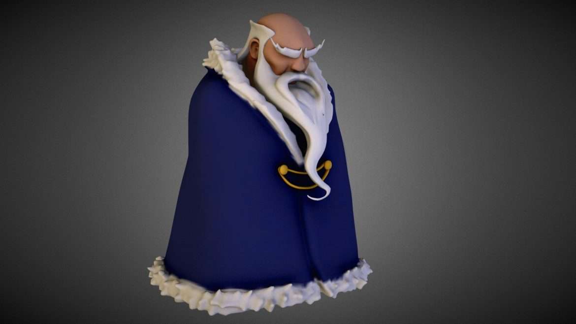 the man who has seen stuff 3d model