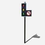 Traffic Light No Right Turn