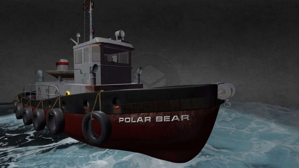 tugboat 3d model