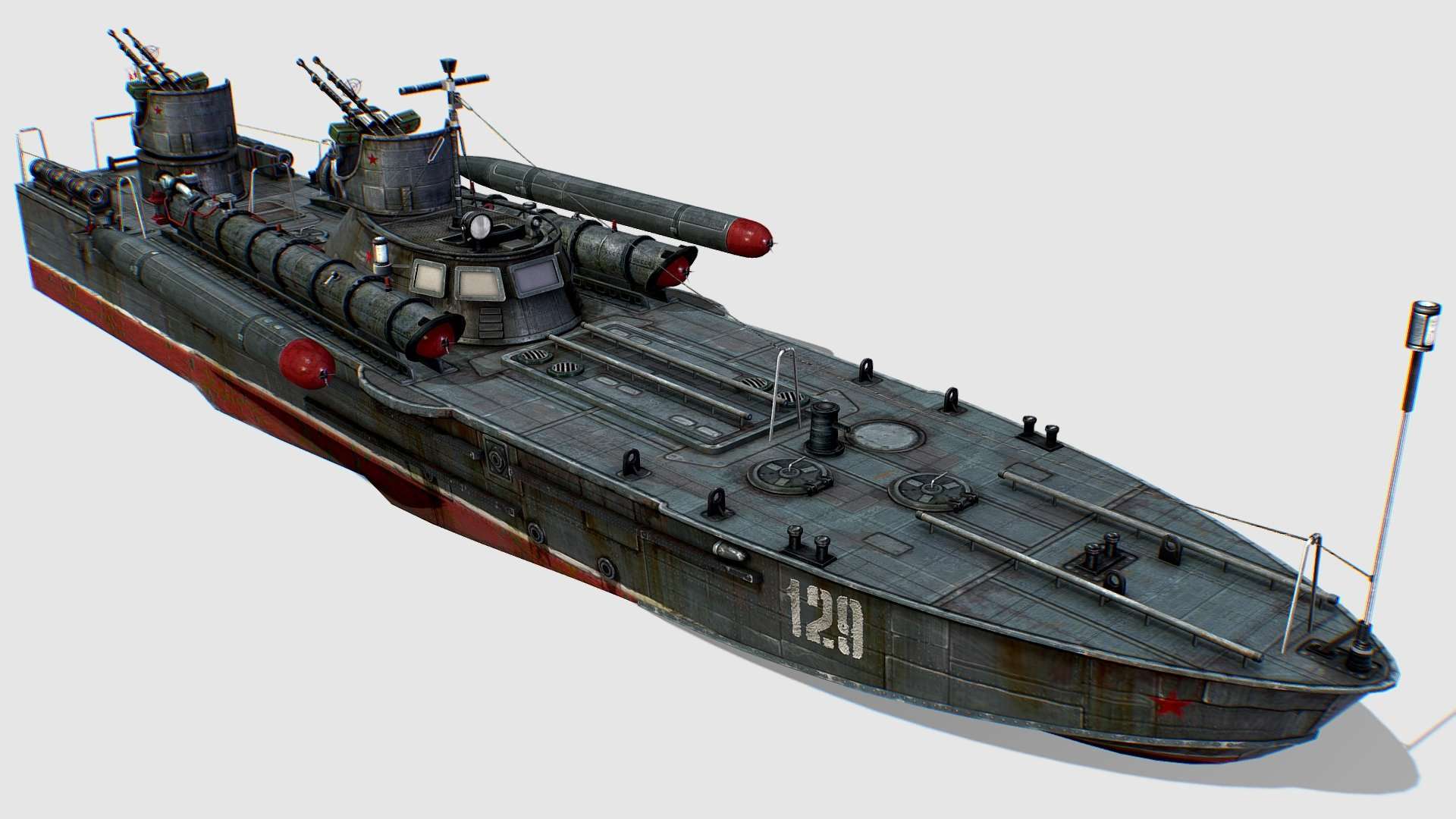 USSR torpedo boat project 123 BIS Komsomolets