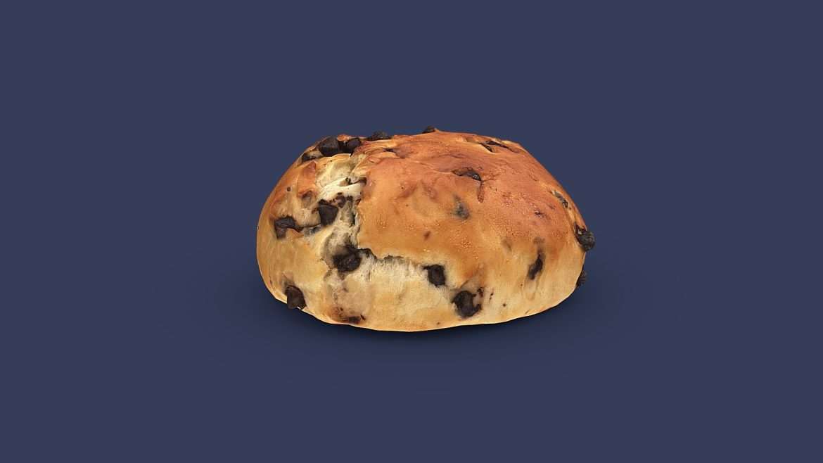 viennoise au chocolat 3d model