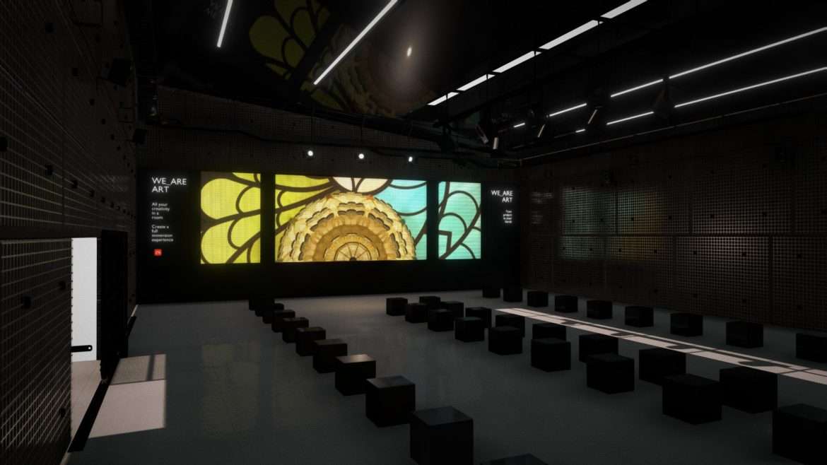 vr industrial showroom amp exhibitions 3d model