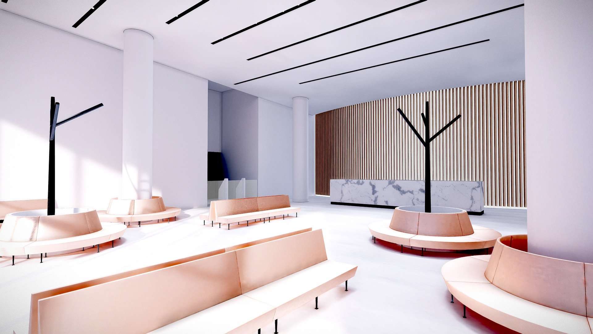 VR Lobby Baked + Max Scene