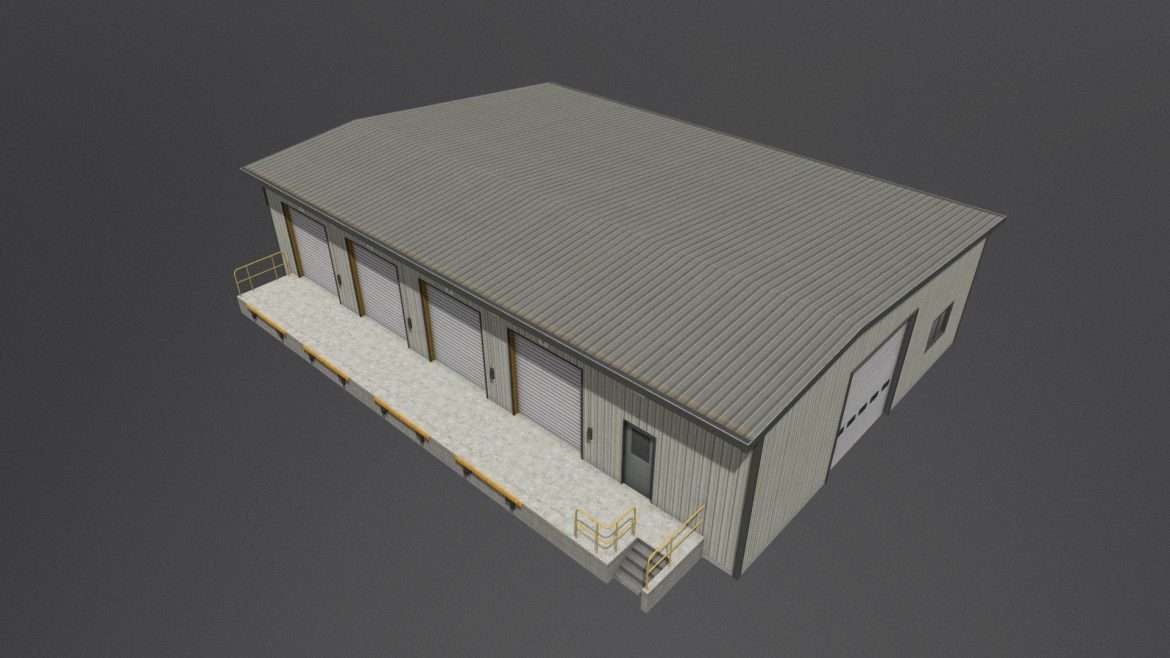 warehouse 3d model