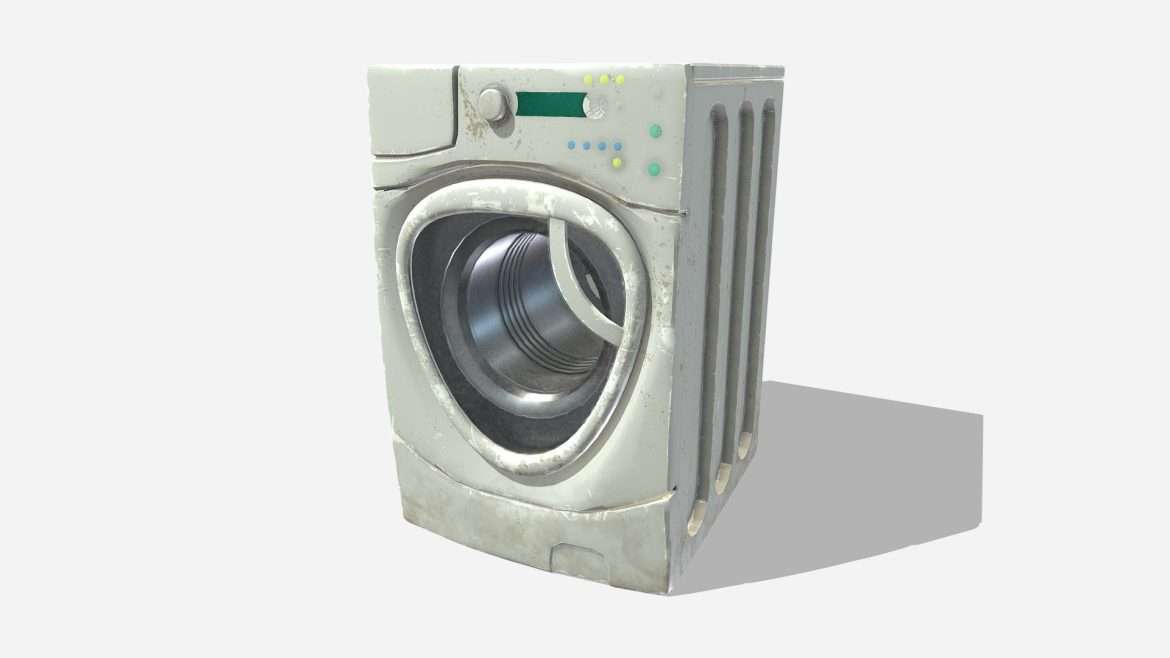 washing machine 3d model