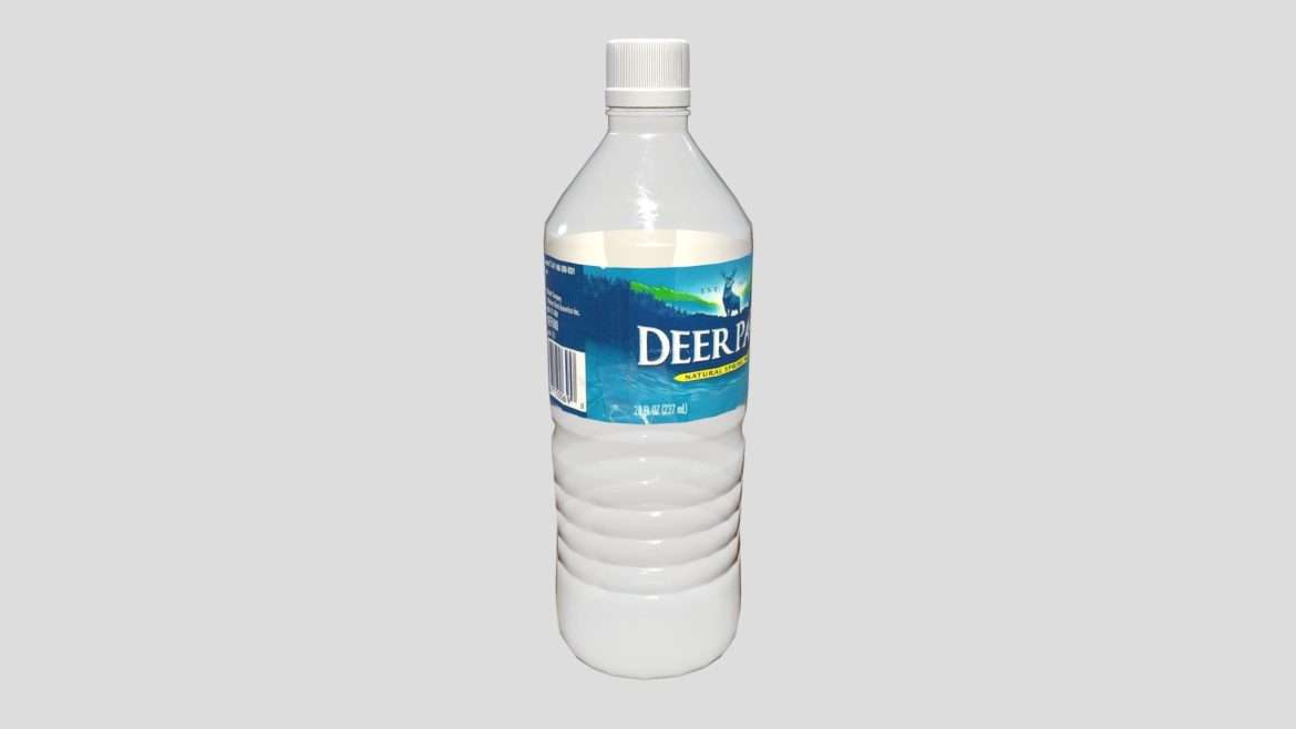 water bottle 3d model