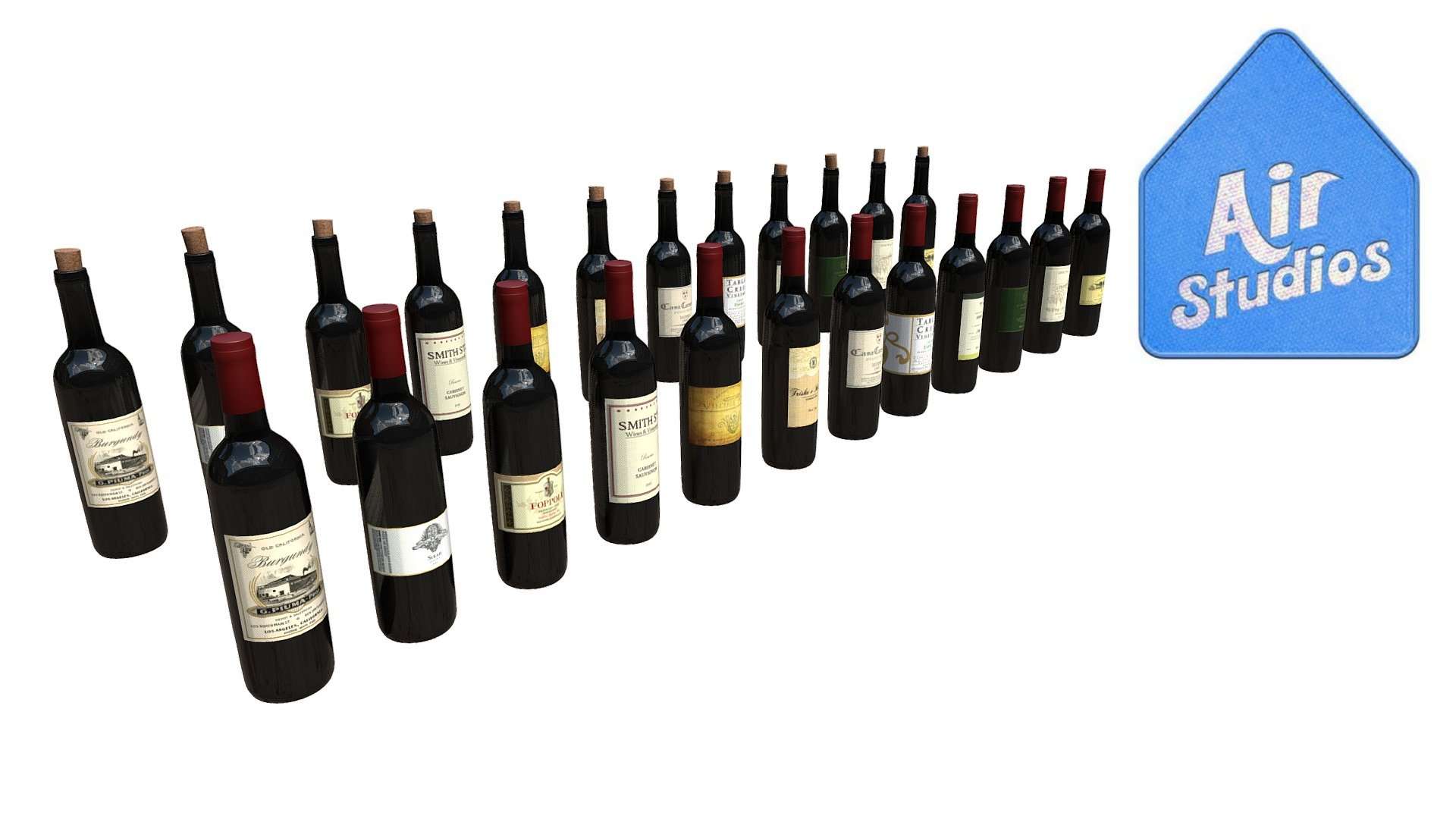 Wine Bottle (24 Pack)