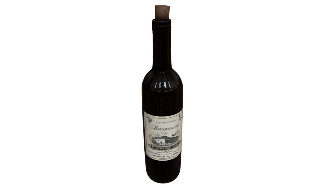 wine bottle 3d model
