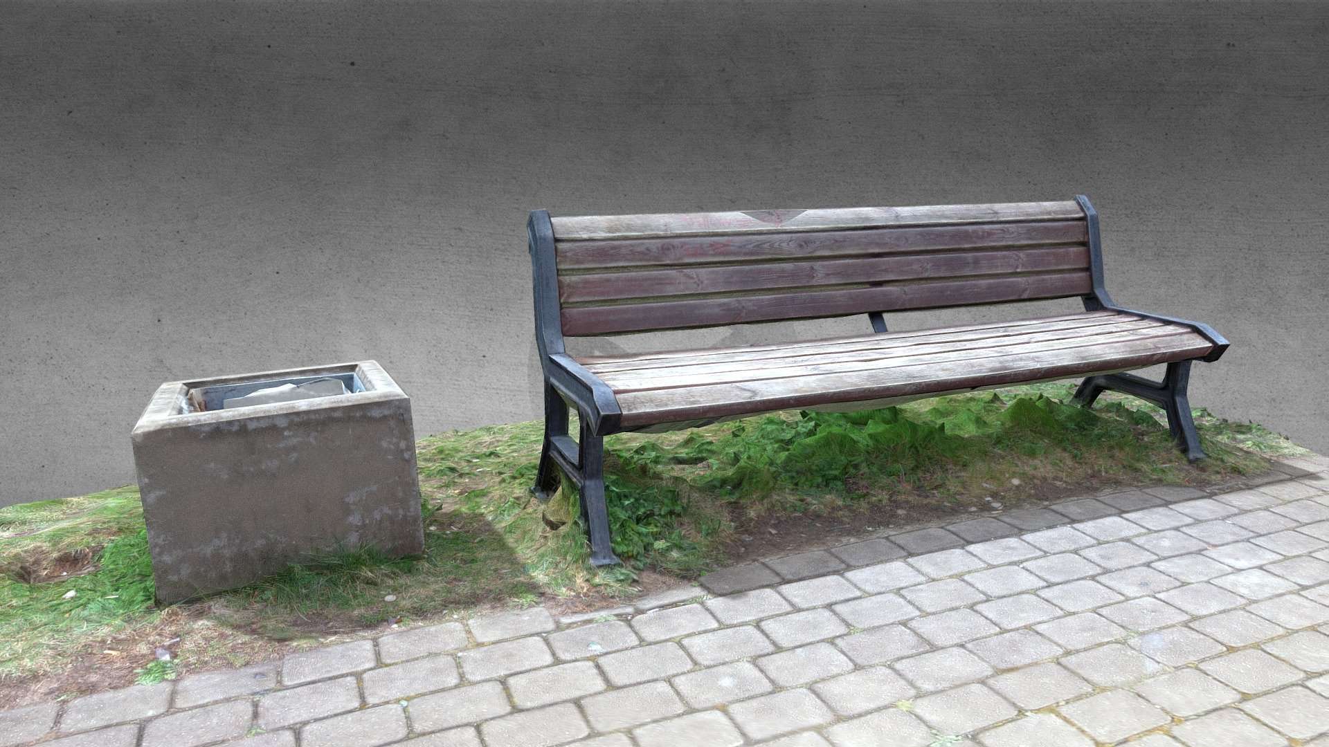 Wooden Bench