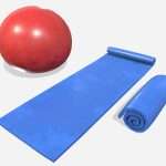 workout mats 3d model