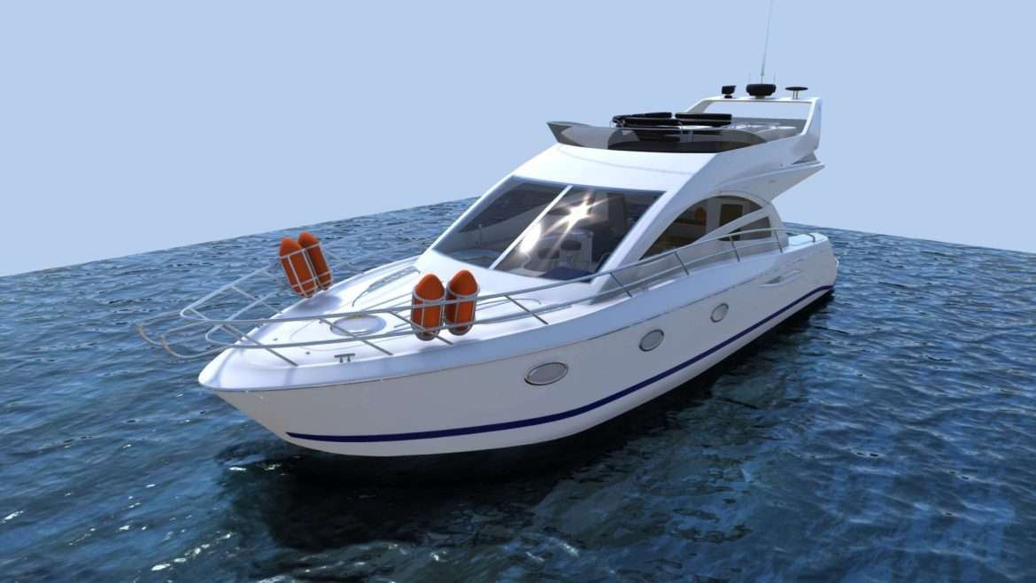 yacht cruise 208 3d model