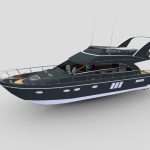 Yacht With Interior PBR