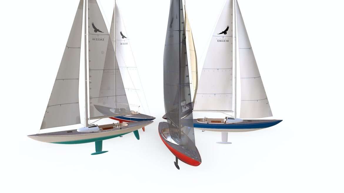 yachts collection 3d model