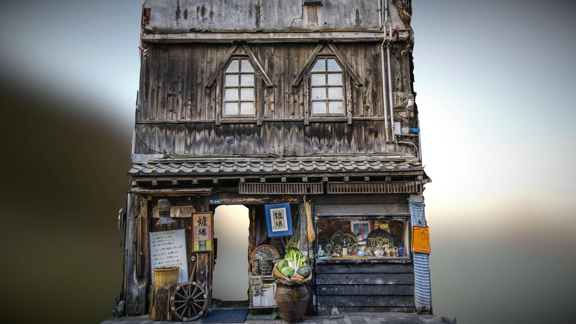 Yurakucho restaurant photogrammetry scan