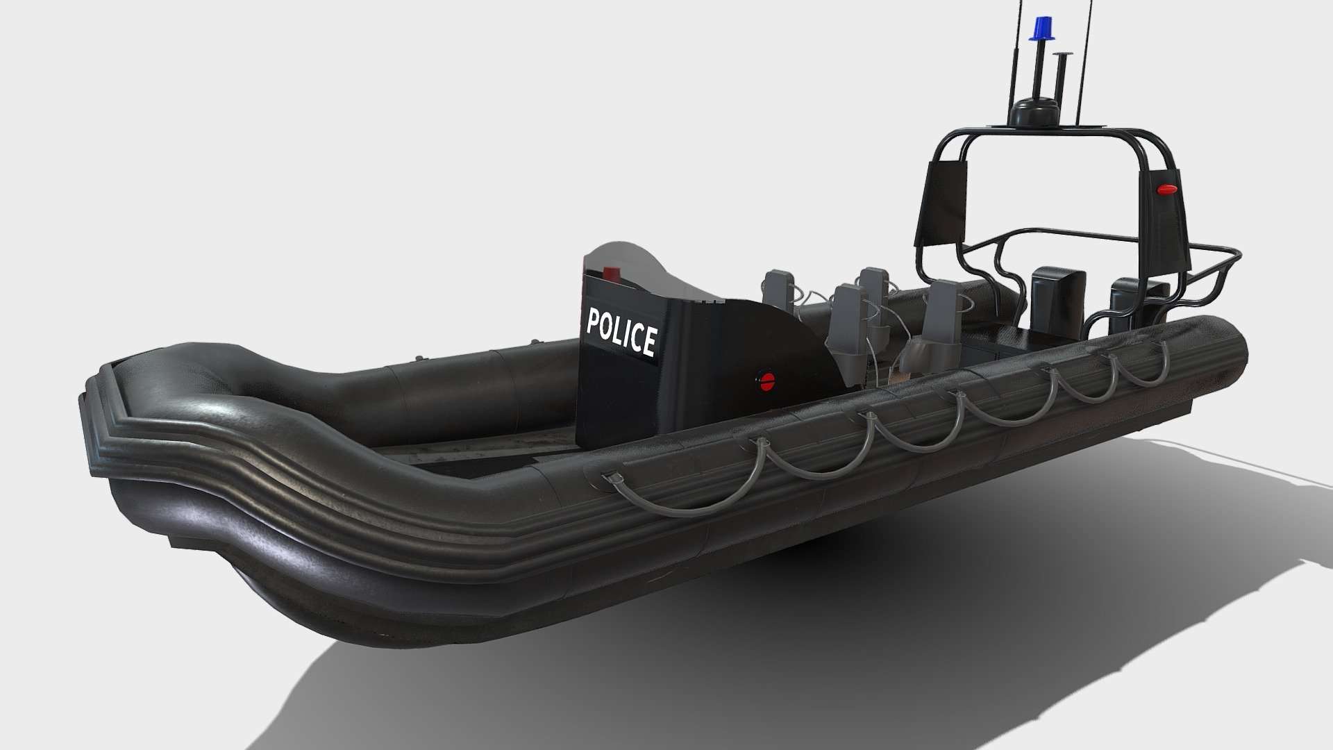 Zodiac Police Boat