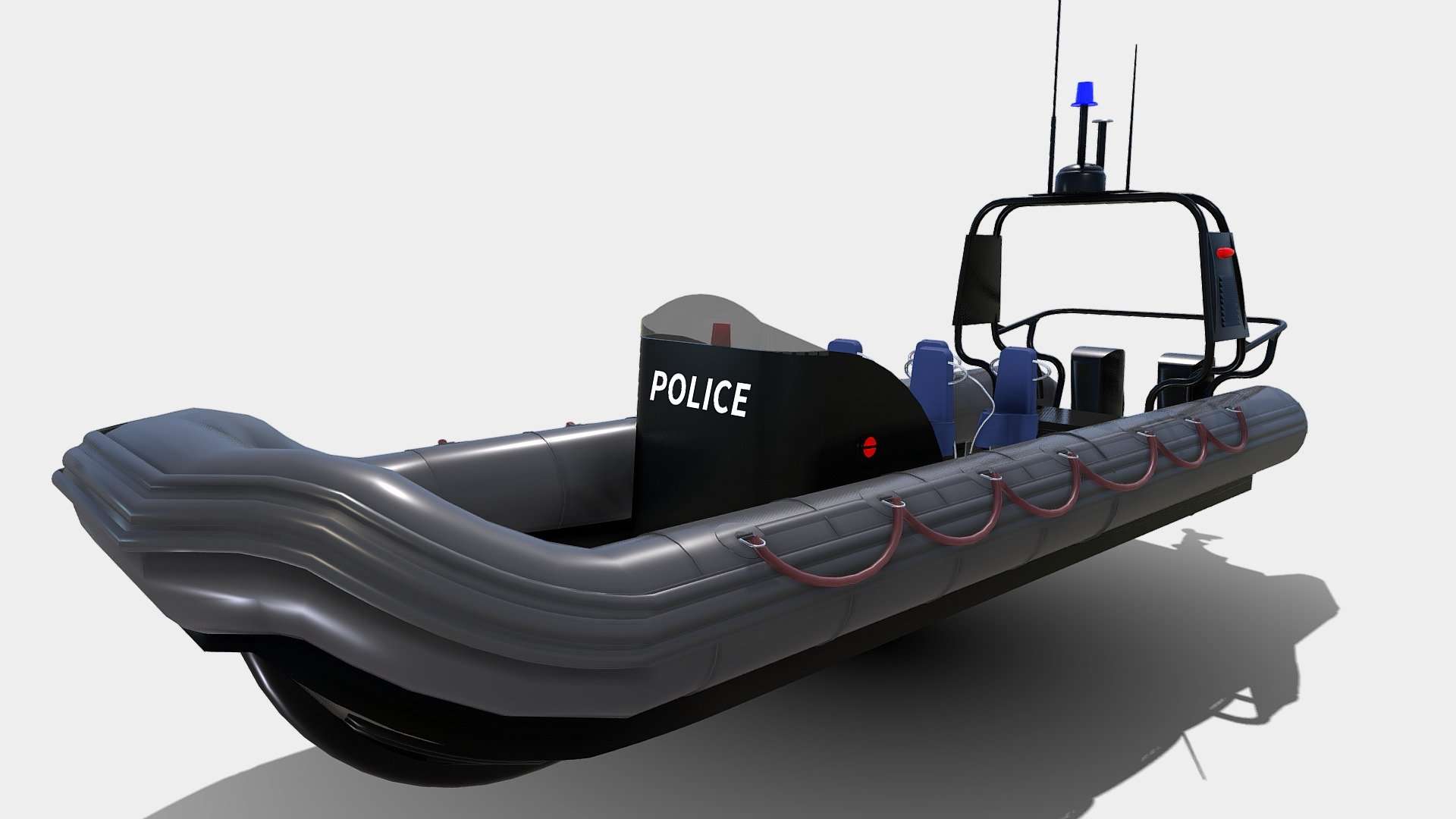 Zodiac Police Boat